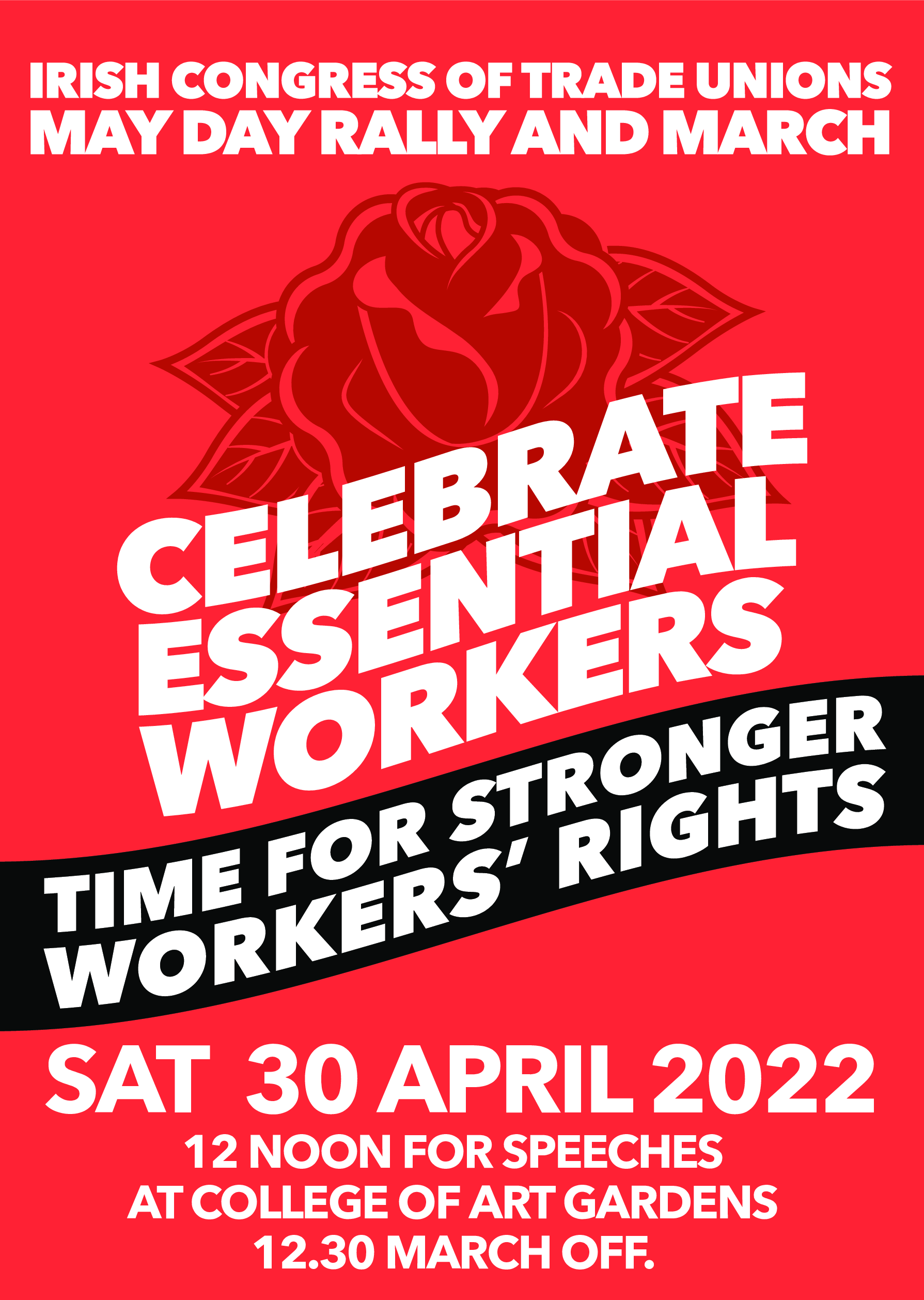 May Day march - 30 April 2022